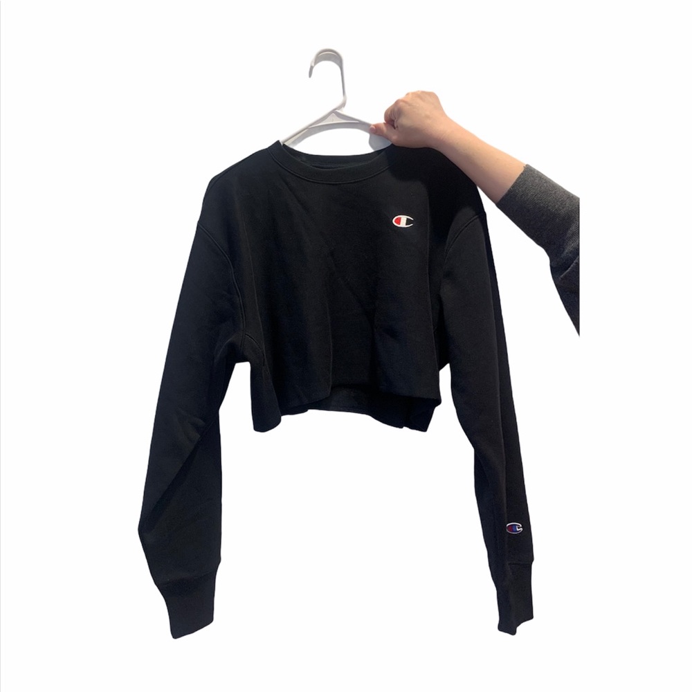 Champion reverse weave crop top crewneck sweater